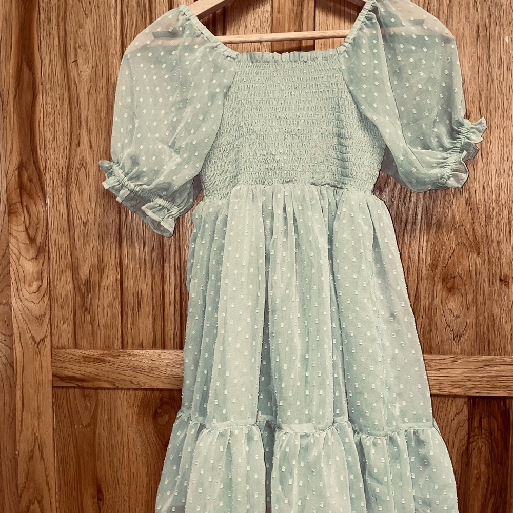 Well Dressed Wolf Sage Green “Free Spirit” dress sz 8. (I have two)